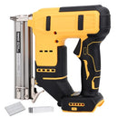 GENERIC 18 CORDLESS BRAD NAILER 2 IN 1 ELECTRIC NAIL GUN/STAPLE - YELLOW - Like New
