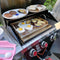 Onlyfire Universal Stainless Steel Griddle F1-BGG8201-SS - Silver - Like New