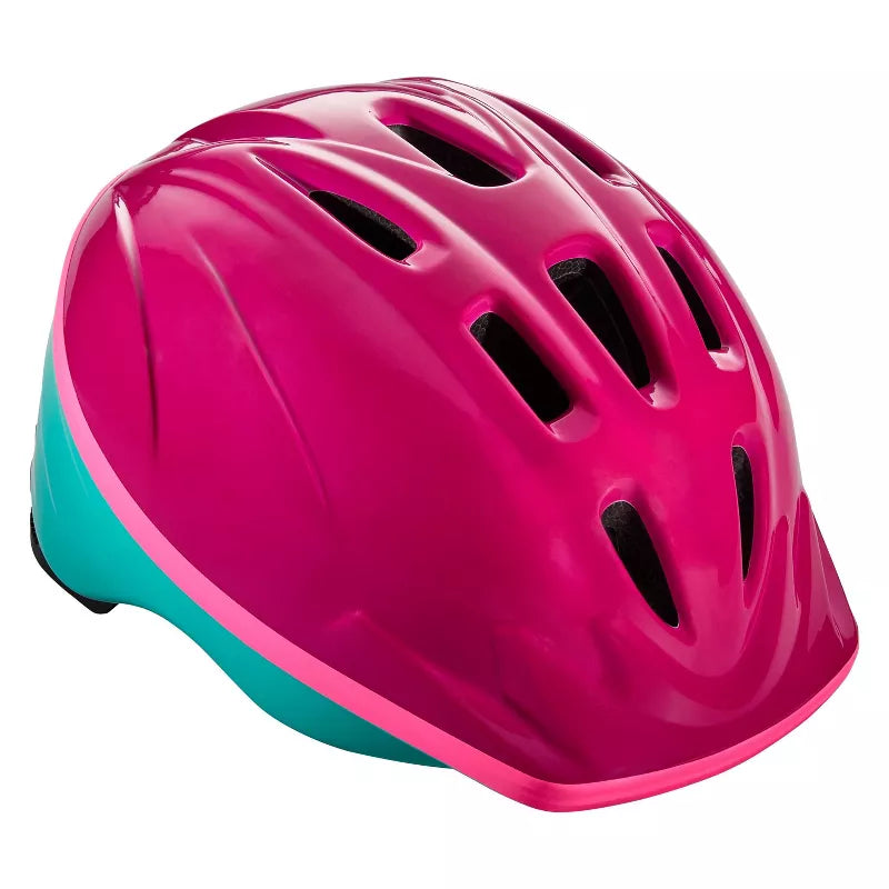 SCHWINN CLASSIC TWO TONE CYCLING TODDLER BIKE HELMET - TEAL RASPBERRY - Like New