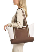 CV2-3006 Champion Women's Varsity Tote Bag Zip Closure, Mesh Pockets - Blue - Brand New