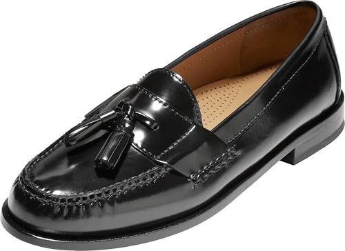 COLE HAAN MEN'S PINCH TASSEL LOAFER(WIDE) - SIZE: MEN 13 - BLACK - Like New