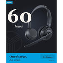 TREBLAB WIRELESS BLUETOOTH HEADSET, BLUETOOTH 5.3, 40MM DRIVERS, C7-PRO - BLACK - Like New