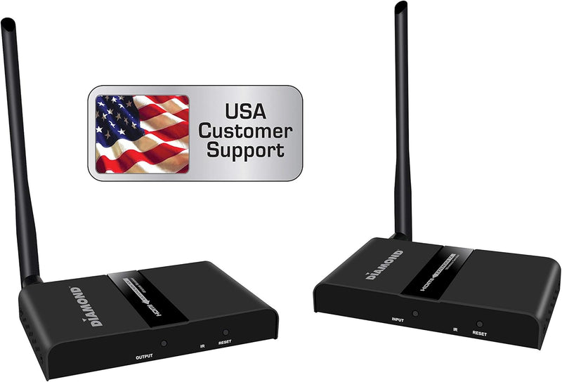 DIAMOND MULTIMEDIA DIAMOND MULTI- CHANNEL 2X2 WIRELESS HDMI 5GHZ KIT - BLACK - Like New