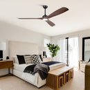 PARROT UNCLE CEILING FANS LIGHTS REMOTE 60 F6004BR - WALNUT - Like New
