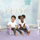 DELTA CHILDREN COZEE 2-IN-1 EXTRA WIDE SOFA LOUNGER-COMFY FLIP - PINK TIE DYE - Like New
