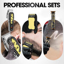 LQT HAIR CLIPPERS 3-PIECE MEN'S PROFESSIONAL CORDLESS HAIRCUTTING - GOLD/BLACK - Like New