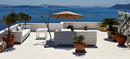 California Umbrella 9' Round Aluminum Cantilever Umbrella, BA908117-F27 - Sunset - Like New