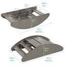 ECR4Kids Rocking Boat and Steps, Play Center, Gray Wash - Scratch & Dent