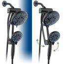 AQUACARE HOTEL SPA AQUACARE RAIN & HANDHELD 3-WAY SHOWER - OIL RUBBED BRONZE - Like New
