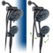 AQUACARE HOTEL SPA AQUACARE RAIN & HANDHELD 3-WAY SHOWER - OIL RUBBED BRONZE - Like New