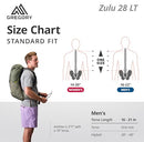 Gregory Zulu 28L Lt Unisex Hiking/Backpacking Pack Horizon Blue - Brand New