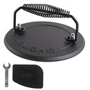 CUISINEL GRILL PRESS - CAST IRON BURGER - 7.5" ROUND - Scratch & Dent