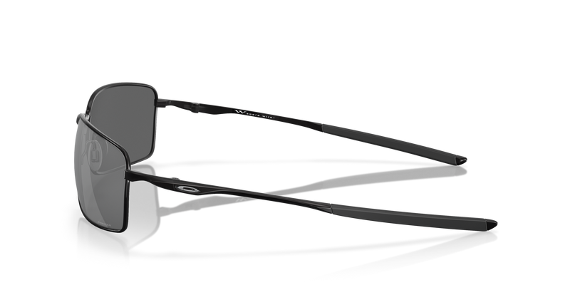 OAKLEY SQUARE WIRE PRIZM BLACK LENSES, POLISHED BLACK FRAME 60MM - BLACK/BLACK - Like New