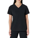 AMAZON BASICS WOMEN'S SCRUBS V-NECK TOP WITH POCKETS LARGE - BLACK - Like New