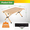 Wakeman Foldable Camping Table Roll Up Folding Table Easy Assembly Portable - Like New