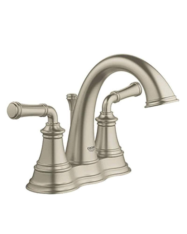 GROHE 4" Center Set 2 Handle Bathroom Faucet 1.2 GPM 20482EN0 - Brushed Nickel - Like New