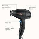 INFINITI PRO BY CONAIR HAIR DRYER 1600W MIGHTY MINI COMPACT BLOW DRYER - BLACK - Like New