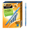 BIC ROUND STIC XTRA LIFE BALLPOINT PEN WITH 1.0 MM MEDIUM POINT 60-COUNT - BLUE - Like New