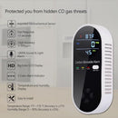 WESHLGD CARBON MONOXIDE DETECTOR PLUG WALL TRAVEL 3IN1 KH106 - BLACK - Like New