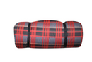 DUVALAY EXTRA-LARGE LUMBERJACK PATTERN MEMORY FOAM SLEEPING BAG DUVET - RED - Brand New