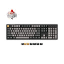 KEYCHRON C2 PRO Wired QMK/VIA Mechanical Keyboard Red Switch C2P-K1-AZ - Black - Like New