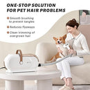Einoor Professional Pet Grooming Kit with Vacuum Function-3L Capacity - White Like New