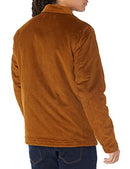 AEM20212F23 AMAZON ESSENTIALS MEN'S CORDUROY WORK JACKET - DARK CHESTNUT BROWN - Brand New