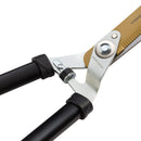 FISKARS EXTENDABLE POWER-LEVER TITANIUM HEDGE SHEARS - BLACK/ORANGE - Like New