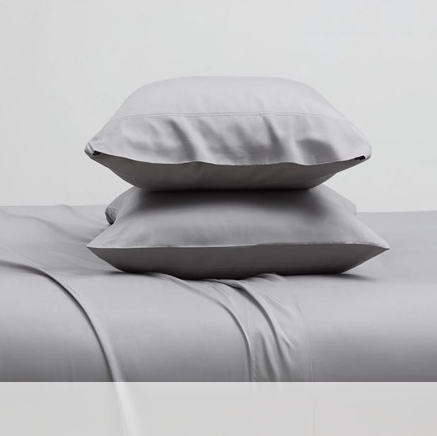 KATHY IRELAND 100% RAYON FROM BAMBOO COOLING SHEET SET (4-PIECE) QUEEN - GRAY - Brand New