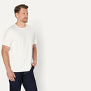 AMAZON ESSENTIALS MEN'S RELAXED HEAVYWEIGHT T-SHIRT SIZE SMALL WHITE - Brand New