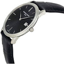 FREDERIQUE CONSTANT SLIM LINE MENS WATCH, 37mm, FC-220NG4S6, Black/Silver - Like New