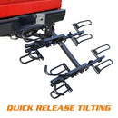 YOUNG ELECTRIC YOUNG 4-BIKE RACK HITCH MOUNT PLATFORM CARRIER 10104105 - BLACK - Like New