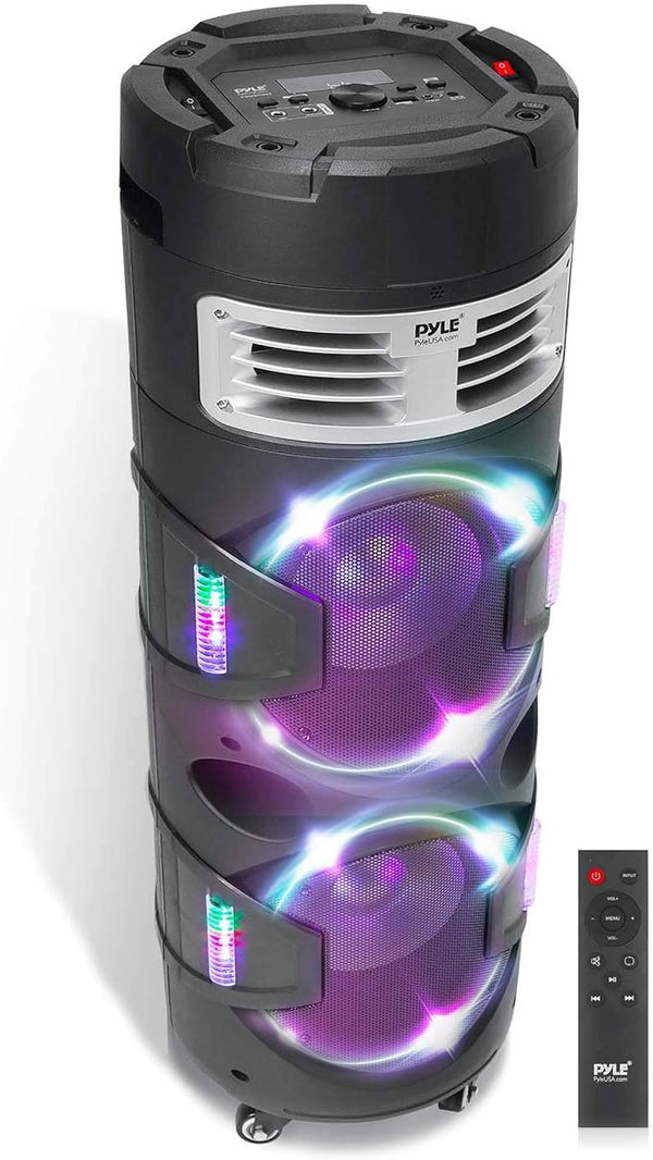 Pyle Portable Bluetooth PA Speaker System 1200W Outdoor PBMSPG82 - Black Like New