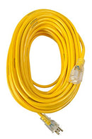 YELLOW JACKET HEAVY DUTY EXTENSION CORD 100FT 12 GAUGE 3 CONDUCTOR 2885 - YELLOW - Like New