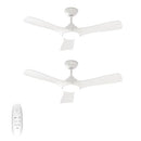 warmiplanet Ceiling Fan with Lights Warmiplanet 042 Can - 2 Pack - White - Brand New