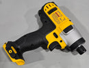 DEWALT 12V MAX 1/4" CORDLESS IMPACT DRIVER TOOL ONLY - YELLOW - Like New