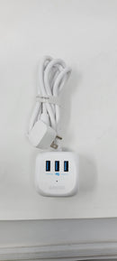 ANKER 321 POWER STRIP WITH 3 OUTLETS5 FT EXTENSION CORD - WHITE (NO USB-C) - Like New