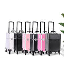 FORAO845 Luggage 22" Rolling Nail Case Wheeled Makeup Trolley - BLACK WHITE - Like New