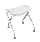 Drive Medical 12486 Folding Shower Chair Bath Bench Drainage B002VWJZ1K - White - Brand New