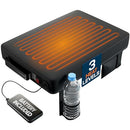 ALPCOUR PORTABLE HEATED STADIUM SEAT CUSHION BLEACHER SEAT - 1 PACK - BLACK - Brand New