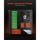VEVOR PC GAMING CASE MID-TOWER COMPUTER CASE HIGH-AIRFLOW TEMPERED GLASS - BLACK - Brand New