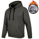 BLUE ICE PREMIUM CLOTHING MEN'S FLEECE-LINED PULLOVER HOODIE, SIZE XL - CHARCOAL - Like New