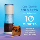 MR. COFFEE® EXPRESS COLD BREW COFFEE MAKER, 10-MINUTE COLD BREW - OAT - Like New