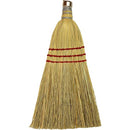 80161 GENUINE JOE WHISK BROOM, METAL HANG RING, NATURAL, 12 COUNT - NATURAL - Like New
