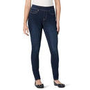 AMAZON ESSENTIALS WOMEN'S STRETCH DENIM MID-RISE PULL-ON JEGGING, SIZE 12 SHORT - Brand New