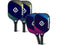 ENERFACE Pickleball Paddles - Yellow+Green/Blue+Pink, 4-Pack - Like New