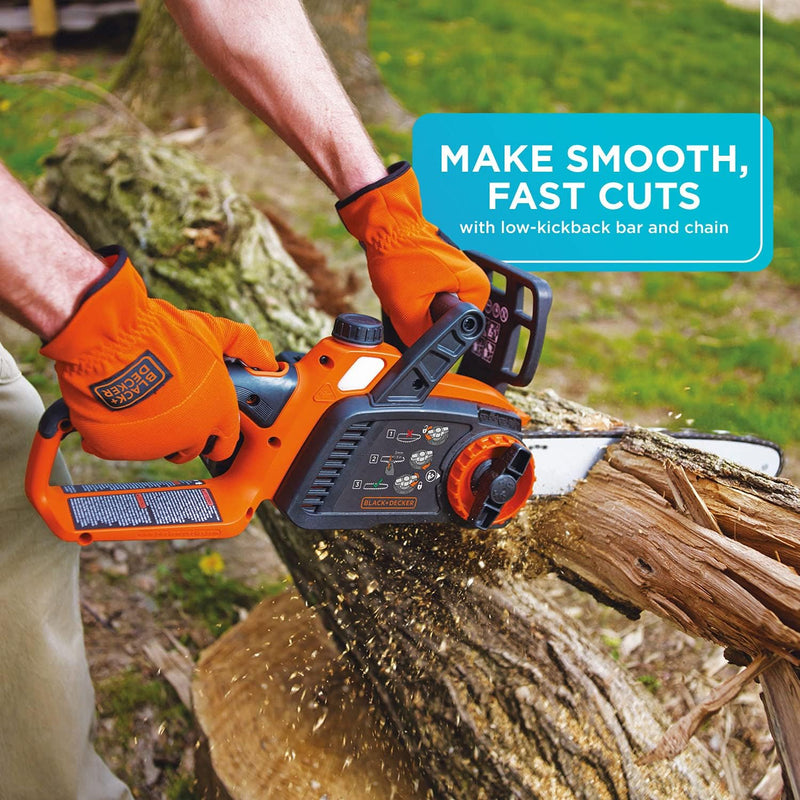 Black + Decker 40V MAX* 12" Cordless Chainsaw LCS1240 - BLACK/ORANGE - Like New