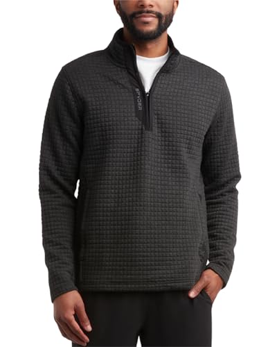 Spyder Men's Quarter Zip Sweatshirt - UPF 30+ Grid Fleece Performance - Brand New