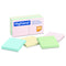HIGHLAND STICKY NOTES 3" X 3" ASSORTED PASTEL 12 PACK 6549A - ASSORTED PASTEL - Brand New