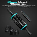 JOVJOYER ELECTRIC ROLLING PERCUSSIVE MASSAGER MUSCLE ROLLER MASSAGER BLACK - Brand New